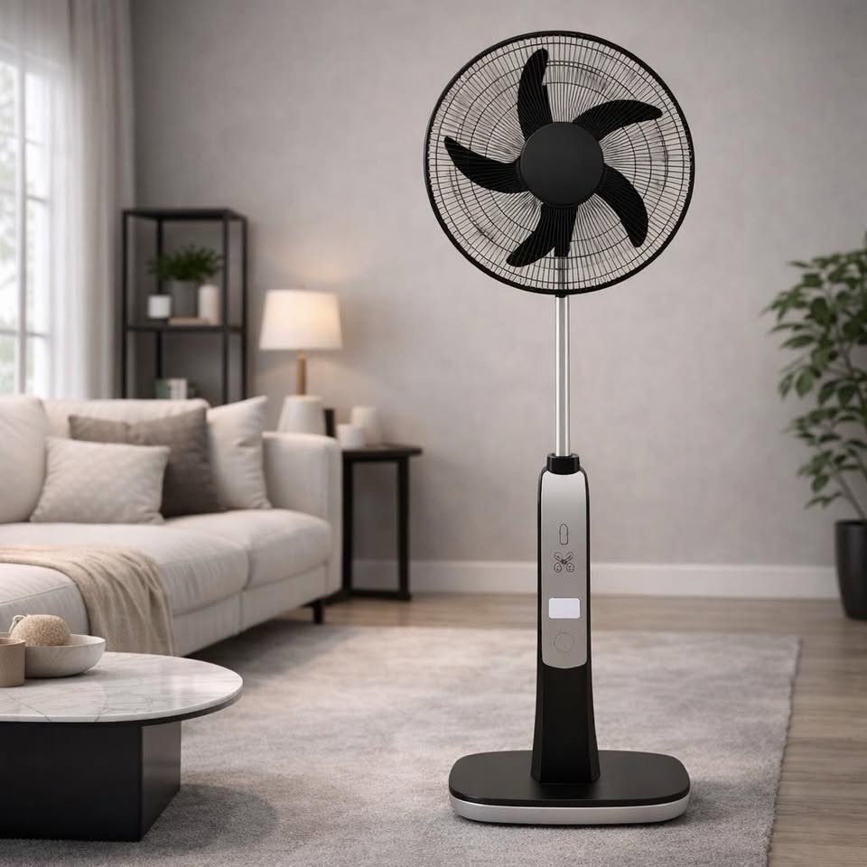 Ventilateur Rechargeable Solaire Intelligent – Autonomie 7H